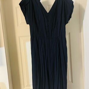 Elegant Navy Blue Women's Jumpsuit